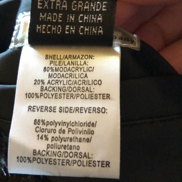 Faux mink reversible brown vest - Picture 4 of 6